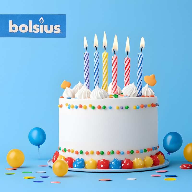 BOLSIUS Geburtstagskerzen 24St.