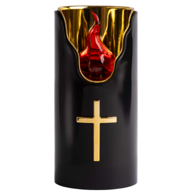 Subito C707 H150 LED candle inserts 6 pieces black gold-red (486) 2