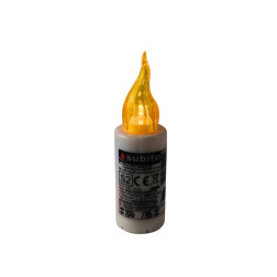 LED-Einsatz für SUBITO S2 Kapellenkerzen, gelb, bis zu 1440 Stunden, 1 Stück.