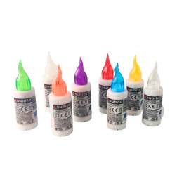 Subito S2 LED candle inserts, 48 pieces, mix