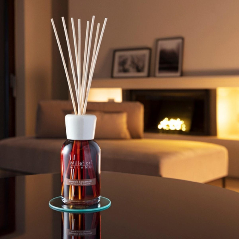 Dyfuzor pałeczki zapachowe MILLEFIORI Milano SANDALO BERGAMOTTO 250 ml