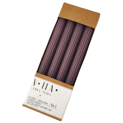 Świece stołowe RAK (08991) VELA Ołówek 22/230 jeżyna ~8h 4szt.