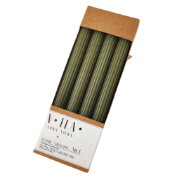 Świece stołowe RAK (08985) VELA Ołówek 22/230 khaki ~8h 4szt.