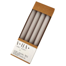 Table candles RAK (08990) VELA Pencil 22/230 ash ~8h 4 pcs.