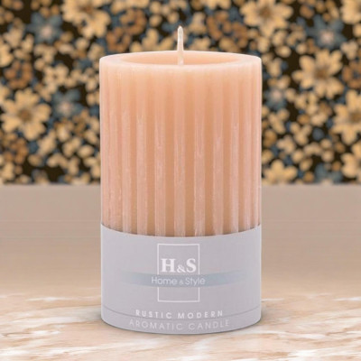 Duftkerze gerillt RAK (09281) Herrenparfum 80/120 ~62h 2