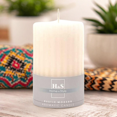 Świeca zapachowa ryflowana RAK (09284) Perfum damski 80/120 ~62h 2