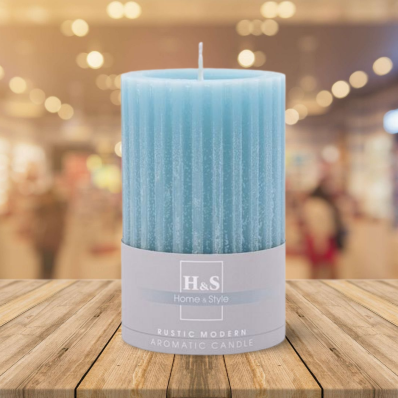 Vonná svíčka RAK s drážkou (09290) Dámský parfém 80/120 ~62h