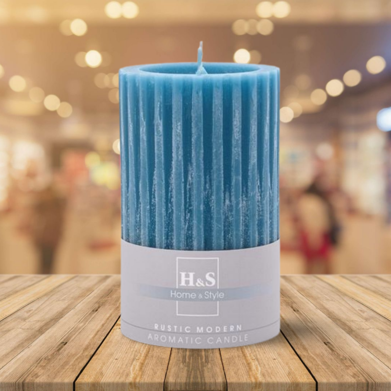 Scented candle grooved RAK (09289) Men's perfume 80/120 ~62h