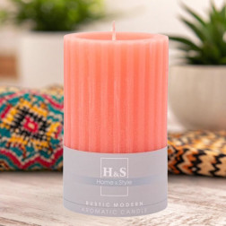 Scented grooved candle RAK (09286) Red fruits 80/120 ~62h