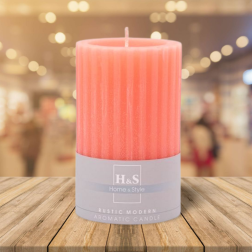 Vonná drážkovaná sviečka RAK (09286) Červené ovocie 80/120 ~62h