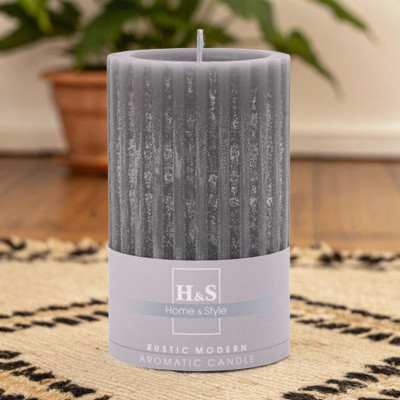 Scented grooved candle RAK (09292) Sea breeze 80/120 ~62h 2