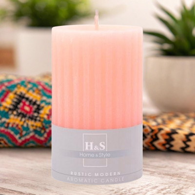 RAK grooved scented candle (09285) Women's perfume 80/120 ~62h 2