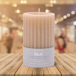 Świeca zapachowa ryflowana RAK (09280) Perfum męski 80/120 ~62h