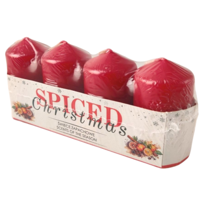 RAK Duftkerze (09380) Apfel mit Zimt 40/70 ~7h 4 Stück.