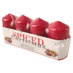 RAK Duftkerze (09380) Apfel mit Zimt 40/70 ~7h 4 Stück.