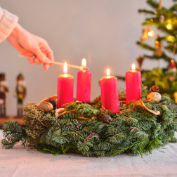 RAK scented pillar candle (09380) Spice cookies 40/70 ~7h 4 pcs.