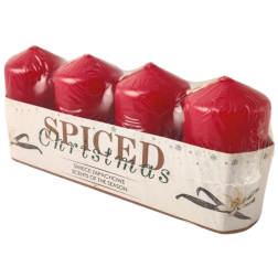 Świeca zapachowa pieńkowa RAK (09380) Wanilia 40/70 ~7h 4szt.