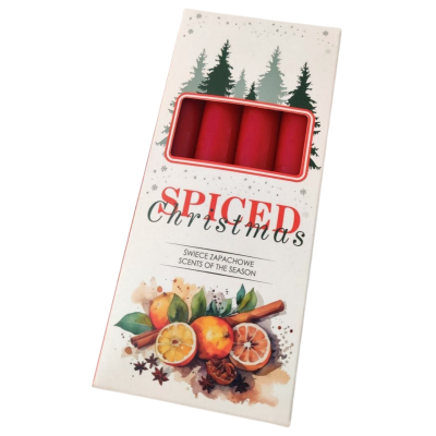 Świece stołowe zapachowe RAK (09382) Pomarańcza Goździki 20/170 ~6h 4szt.