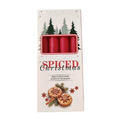 Świece stołowe zapachowe RAK (09383) Ciasteczka korzenne 20/170 ~6h 4szt. 2