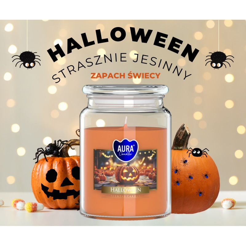 Vonná sviečka BISPOL Aura snd99-466 (Halloween) ~100h