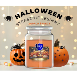 Świeca zapachowa BISPOL Aura snd99-466 (Halloween) ~100h