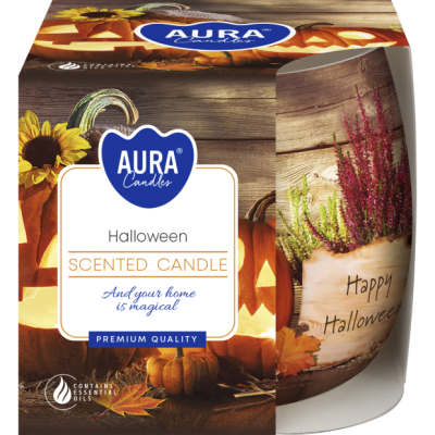 Świeca zapachowa BISPOL Aura sn71s-466 (Halloween) ~20h