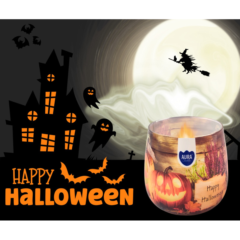 Świeca zapachowa BISPOL Aura sn71s-466 (Halloween) ~20h