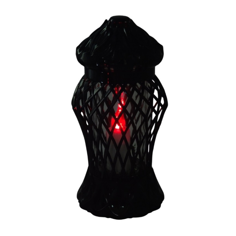 GLAMUR Karo kaplní svíčka malá černá