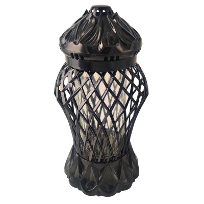 GLAMUR Karo chapel candle, large black