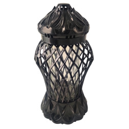 Znicz kapliczka GLAMUR Karo Duży czarny