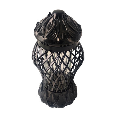 GLAMUR Karo chapel candle, large black 2