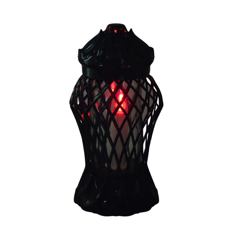 GLAMUR Sviečka Karo kaplnka, veľká čierna