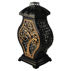 Znicz kapliczka GLAMUR Waza Duża drzewo złoty