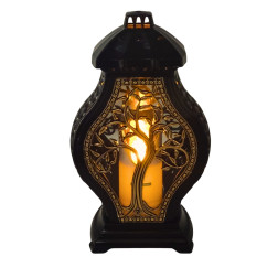 Znicz kapliczka GLAMUR Waza Duża drzewo złoty