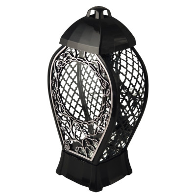 GLAMOUR chapel candle Openwork vase Large silver circle