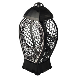 GLAMOUR chapel candle Openwork vase Large silver circle