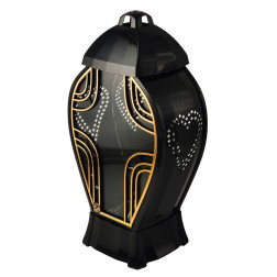 Znicz kapliczka GLAMUR Wazon Duży krzyż złoty