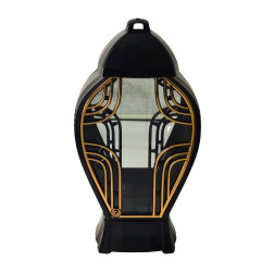 Znicz kapliczka GLAMUR Wazon Duży krzyż złoty