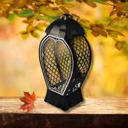 Svíčka GLOMOUR s prolamovanou vázou Velké stříbrné zrcadlo