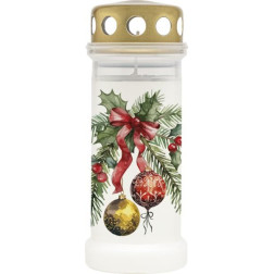 Plastic candle filled with water BOLSIUS NR 6L Ribbon 17cm ~70h