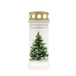 Plastic candles filled with water BOLSIUS NR 6L Christmas tree 17cm ~70h 12 pcs.