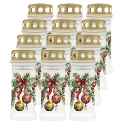Plastic candles filled with water BOLSIUS NR 6L Ribbon 17cm ~70h 12 pcs.