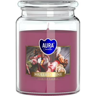 BISPOL Aura Duftkerze snd99-195 (Glühwein) ~100h