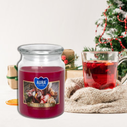 BISPOL Aura Duftkerze snd99-195 (Glühwein) ~100h