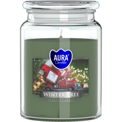 BISPOL Aura scented candle snd99-348 (Winter tree) ~100h