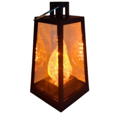 Sviečkový lampáš SUNLIGHT LED 22 cm