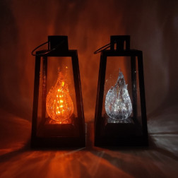 Sviečkový lampáš SUNLIGHT LED 22 cm