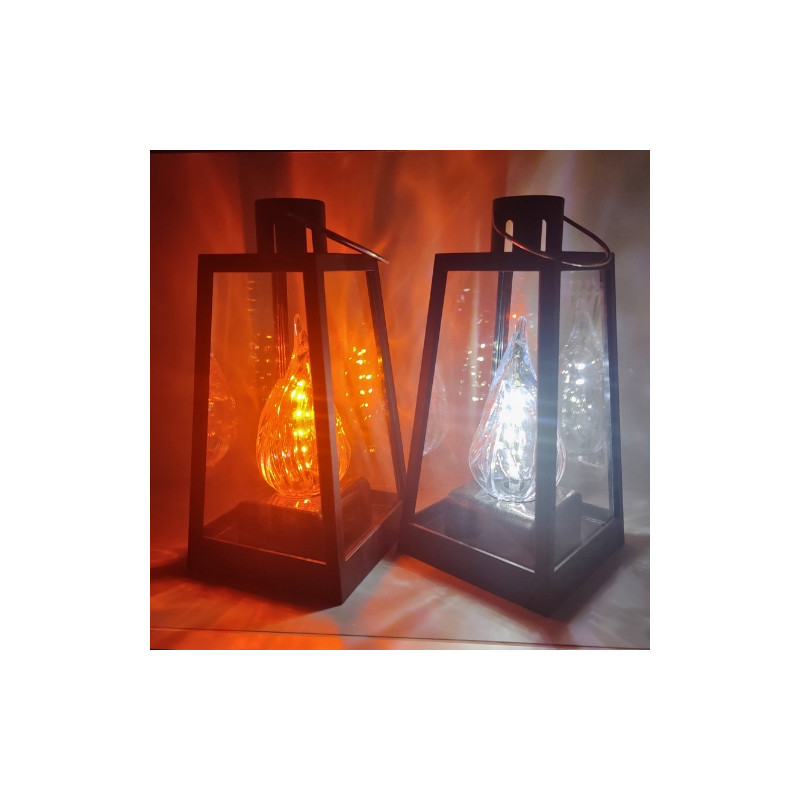 Sviečkový lampáš SUNLIGHT LED 22cm