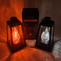 Znicz lampion latarnia SUNLIGHT LED 22cm