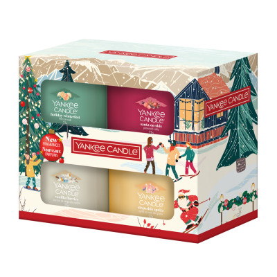 Set mit 4 Mini-Duftkerzen von YANKEE CANDLE – das perfekte Apres-Ski-Geschenk